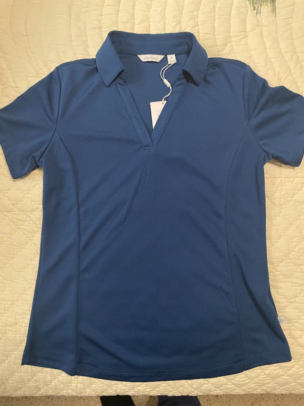 Women’s Blue Short Sleeve Golf Shirt – Size S – NWT